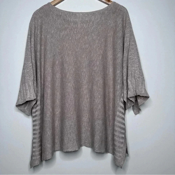 Anthropologie Alicia Shimmer Poncho Sweater Size Medium - Picture 4 of 11